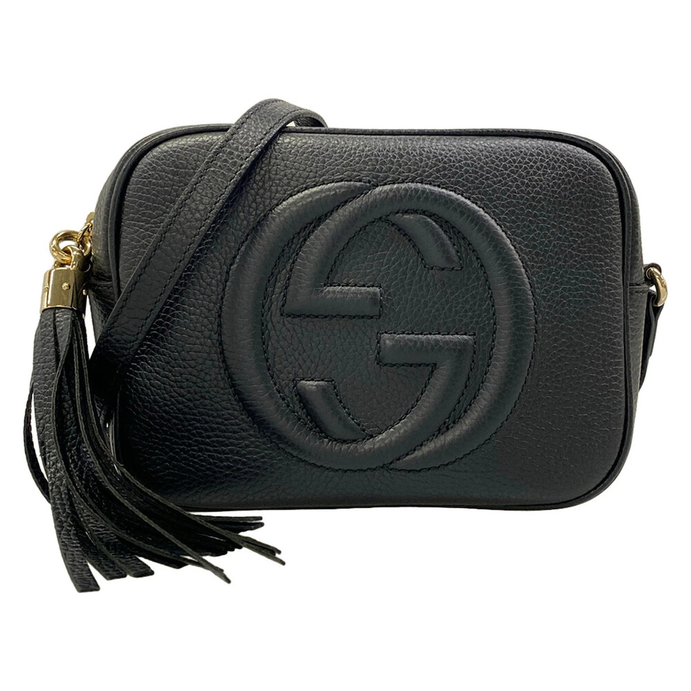 Gucci Soho Black Leather Shoulder Bag #363170G14B